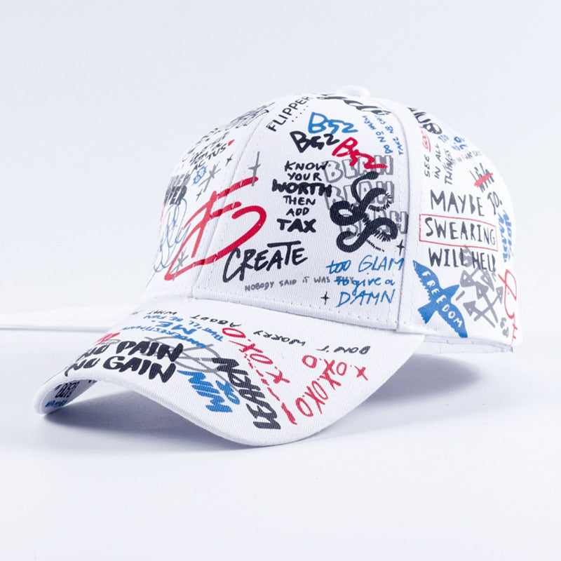 Fashion Baseball Cap Graffiti Hip Hop