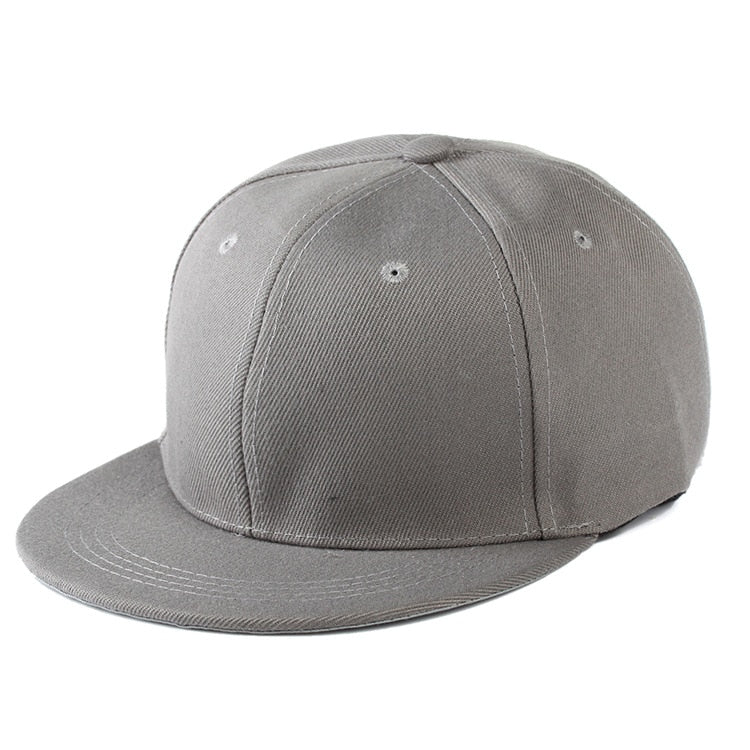 Flat Brim Baseball Cap Women Men