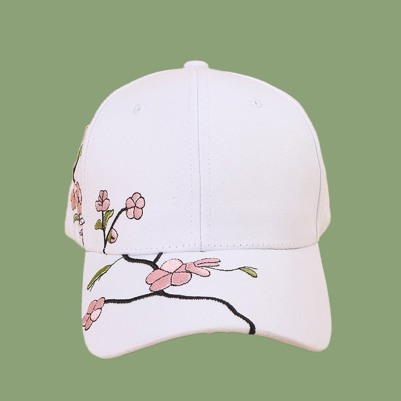 2023 Fashion  Unisex Cotton  Baseball Cap Plum Embroidery