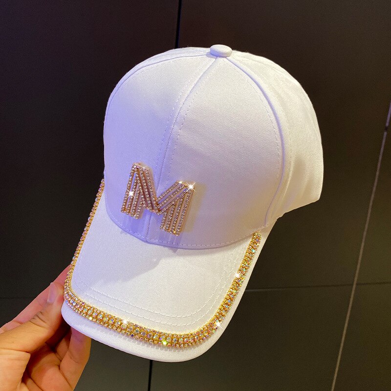 Fashion Brand Diamond D Baseball Cap For Women Men