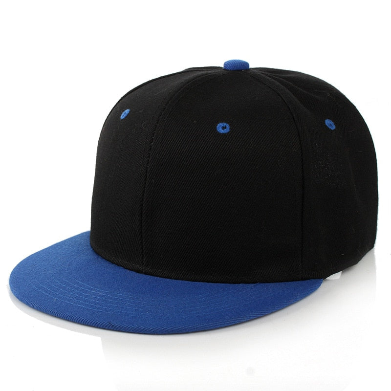 Flat Brim Baseball Cap Women Men