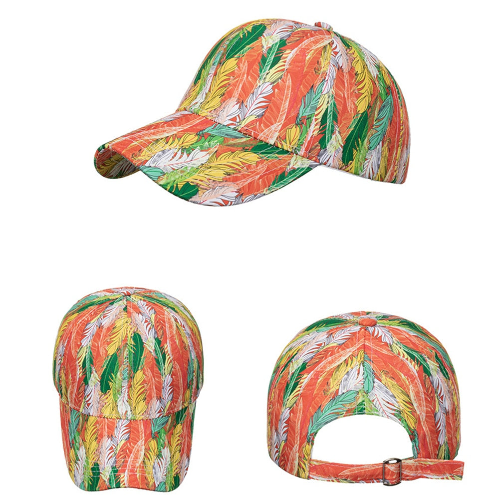 Graffiti Print Baseball Hat