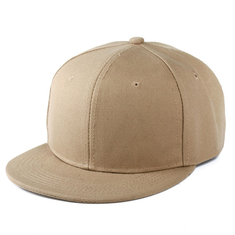 Flat Brim Baseball Cap Women Men