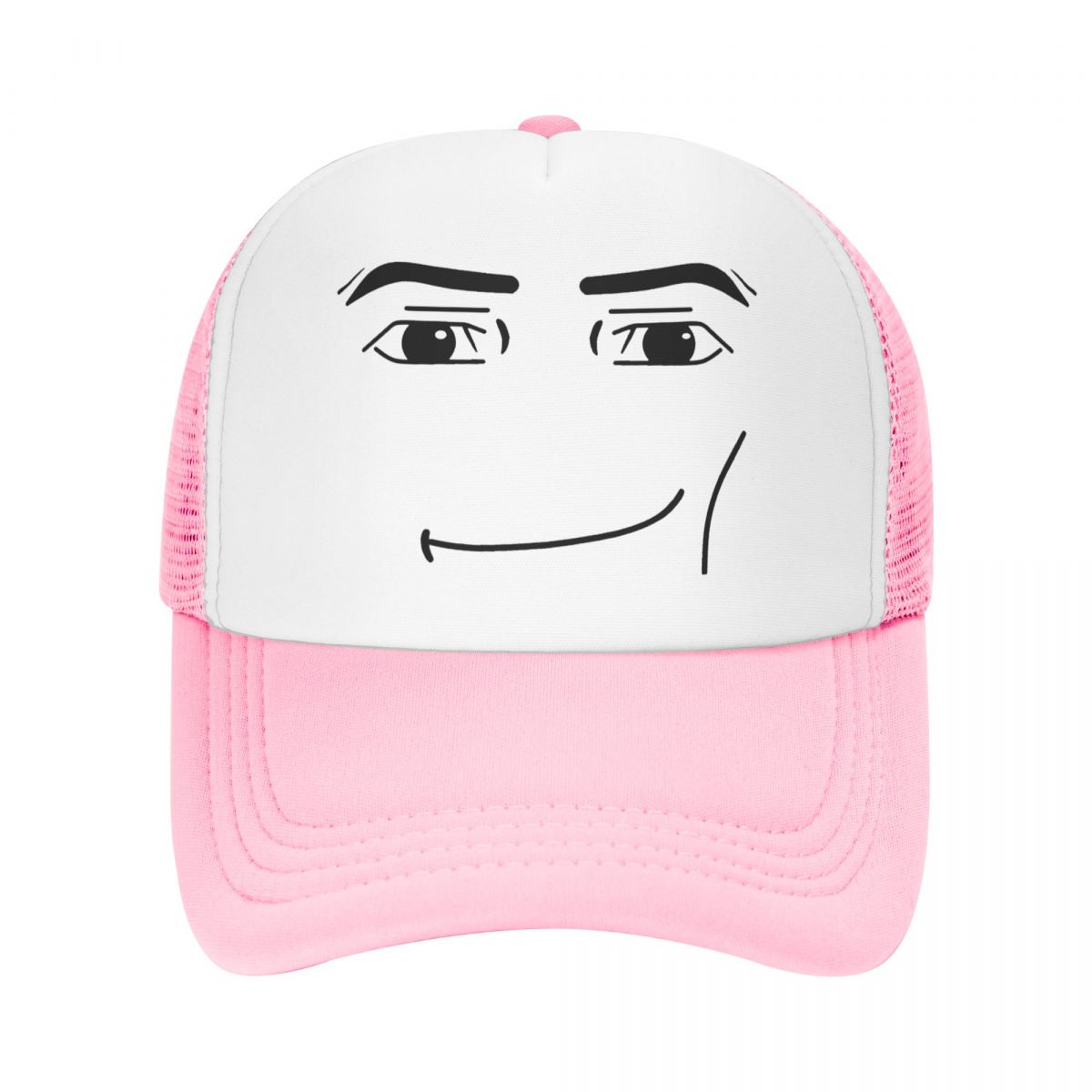 Personalized Anime Robot Robloxs Face Baseball Cap Women Men Adjustable Trucker Hat Sports Snapback Caps Summer Hats