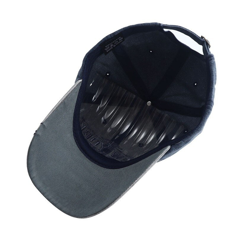 Denim Baseball Cap for Women and Men