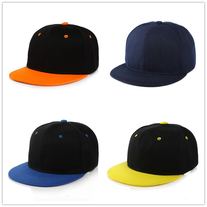 Flat Brim Baseball Cap Women Men