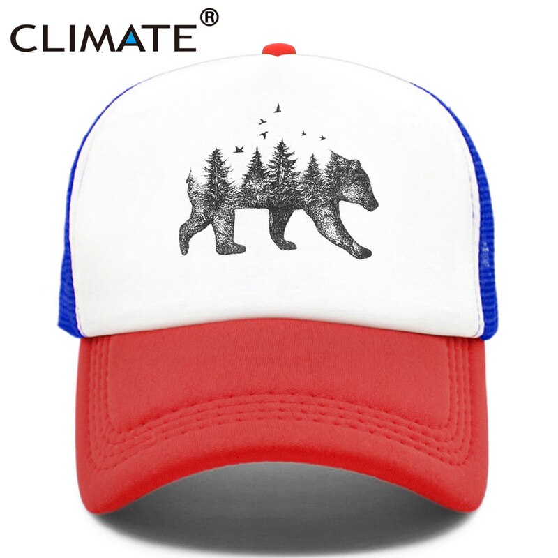 CLIMATE Forest Bear  Cap Hip Hop Men Women