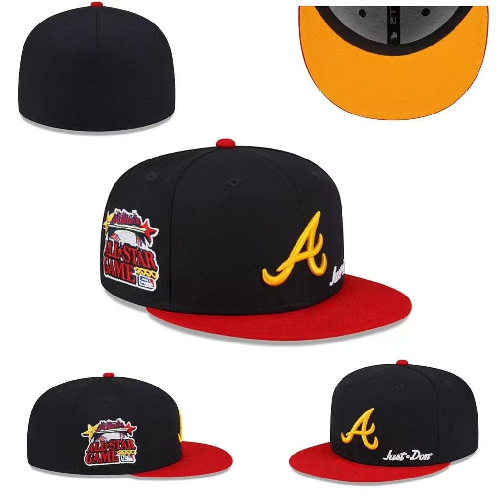 Atlanta Braves  Just Don Navy/Red 2000 MLB All-Star Game Cap Men Women