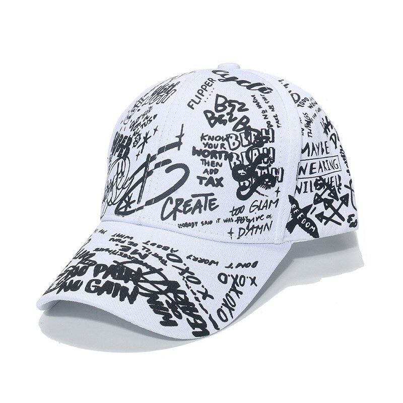 New Fashion Graffiti  Baseball Cap Men Women 2023