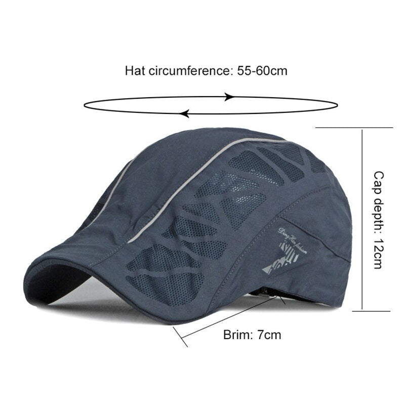Men's Fashion Quick Dry Breathable Beret Hat
