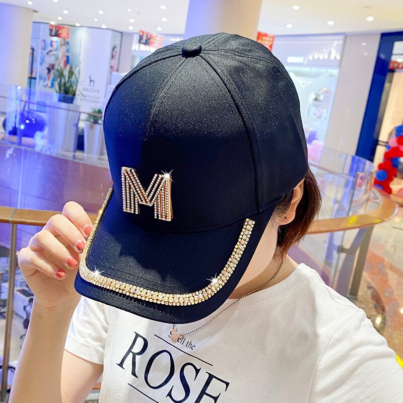 Fashion Brand Diamond D Baseball Cap For Women Men