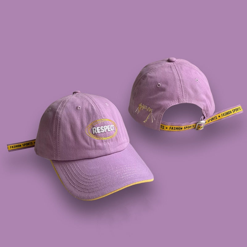 Tree Embroidery Washed Solid Boys Men Baseball Hats Adjustable Girls Women Baseball Caps 2023 Outdoor Sunscreen Baseball Hat