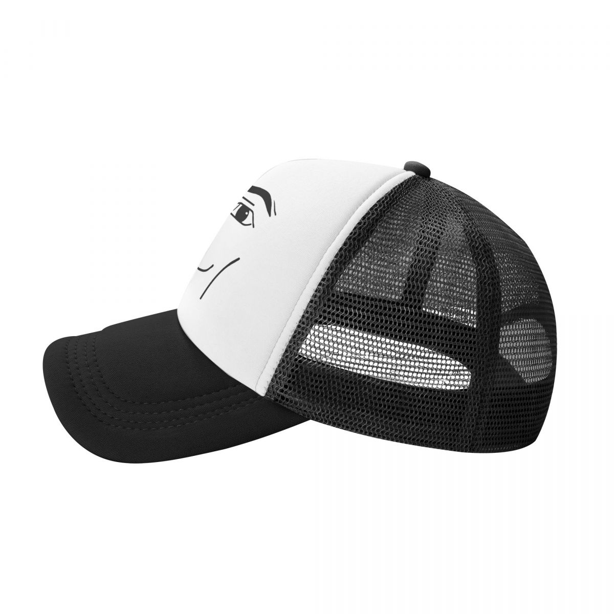 Personalized Anime Robot Robloxs Face Baseball Cap Women Men Adjustable Trucker Hat Sports Snapback Caps Summer Hats