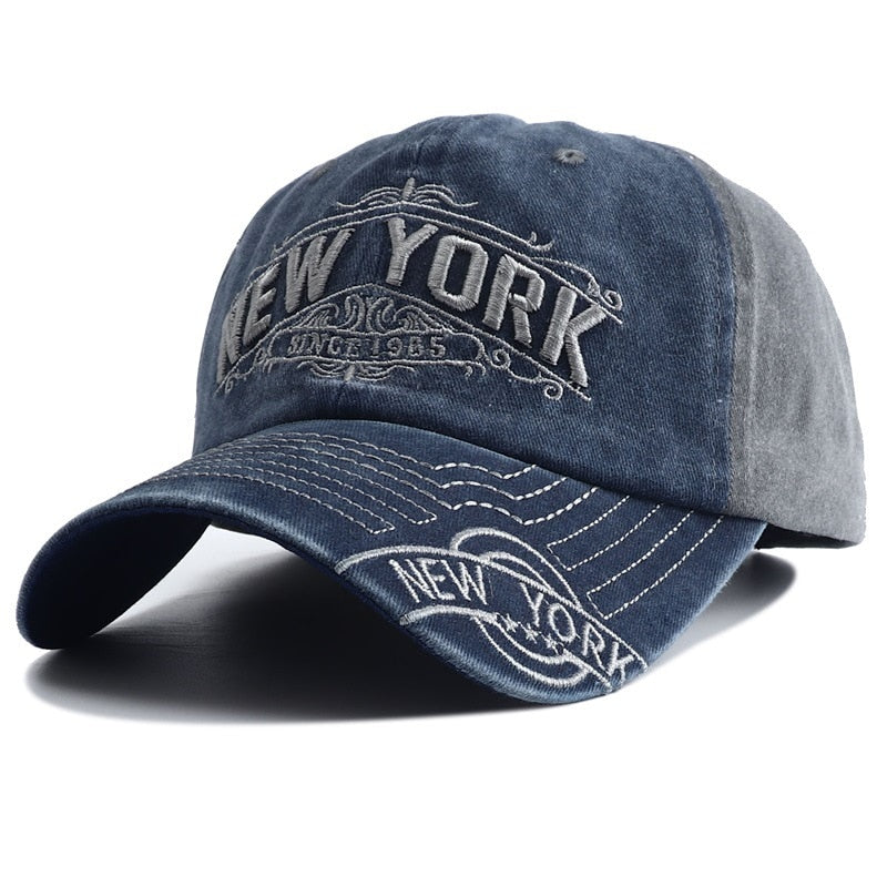 Denim Baseball Cap for Women and Men