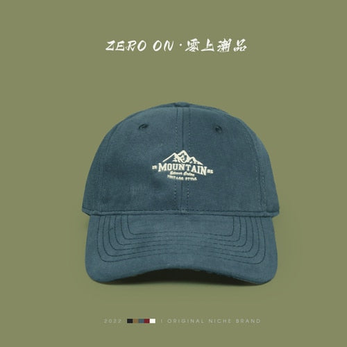 Street Wine Red Baseball Cap Men and Women