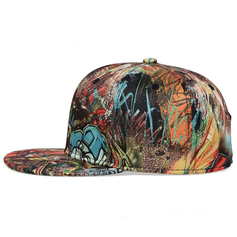 2023 New Fashion Flat Top  Baseball Cap Hip Hop