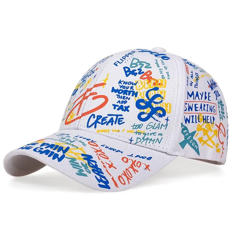 Fashion Baseball Cap Graffiti Hip Hop