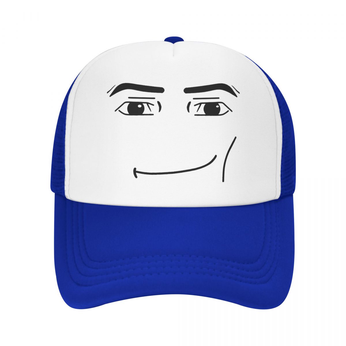 Personalized Anime Robot Robloxs Face Baseball Cap Women Men Adjustable Trucker Hat Sports Snapback Caps Summer Hats