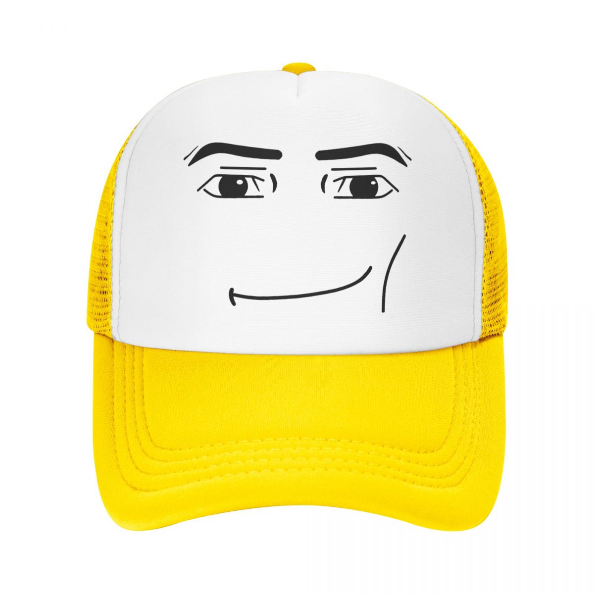 Personalized Anime Robot Robloxs Face Baseball Cap Women Men Adjustable Trucker Hat Sports Snapback Caps Summer Hats