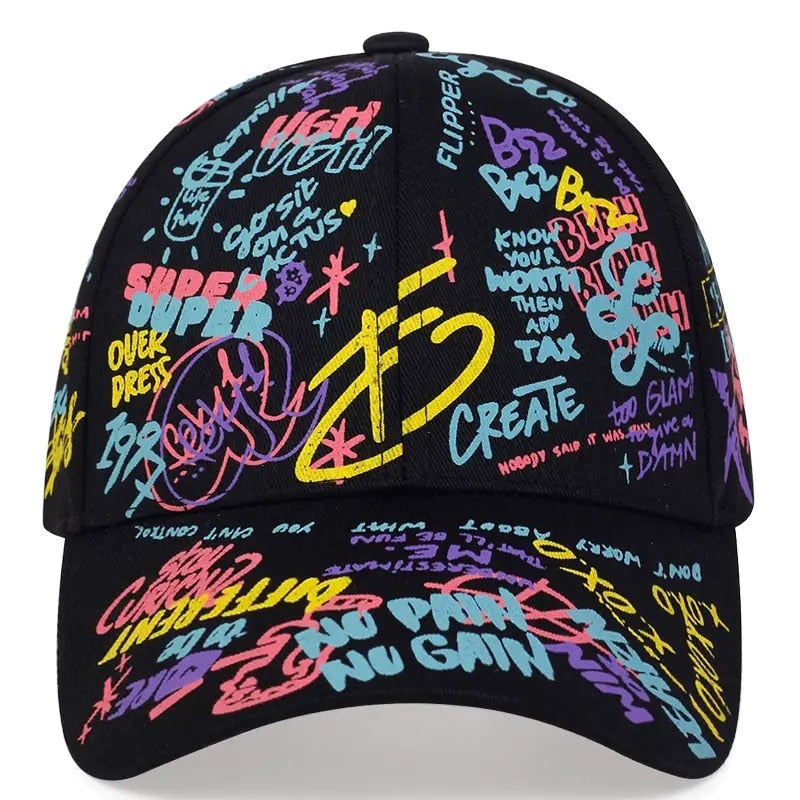 Fashion Baseball Cap Graffiti Hip Hop