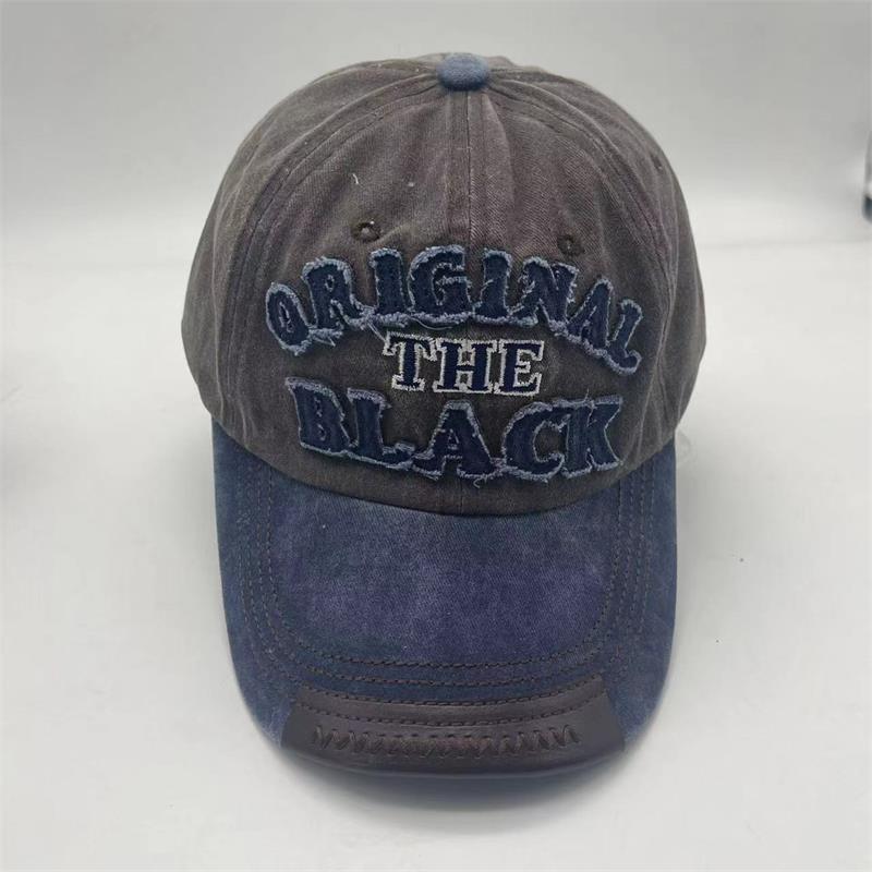 Retro Letter Embroidery Baseball Caps New  Men Women Cotton