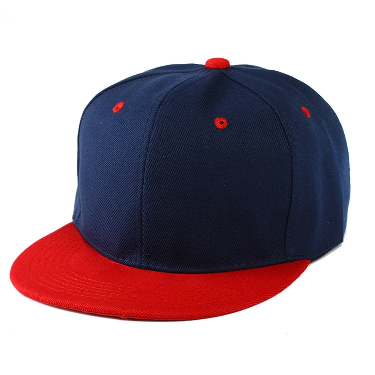Flat Brim Baseball Cap Women Men