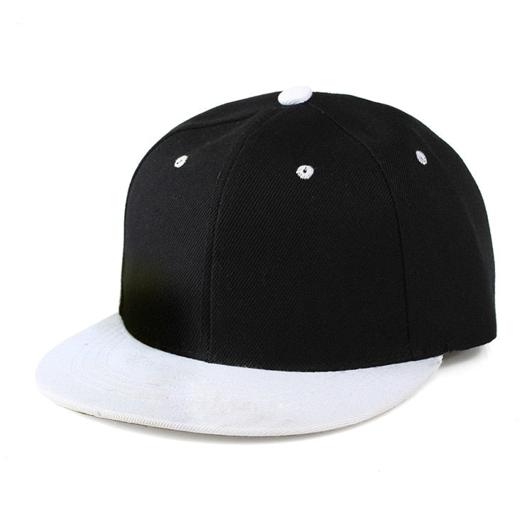 Flat Brim Baseball Cap Women Men