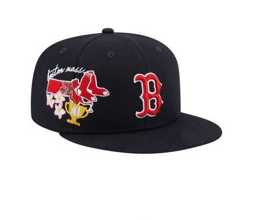 2023   Embroidered Straight Brim  Baseball Cap Men Women