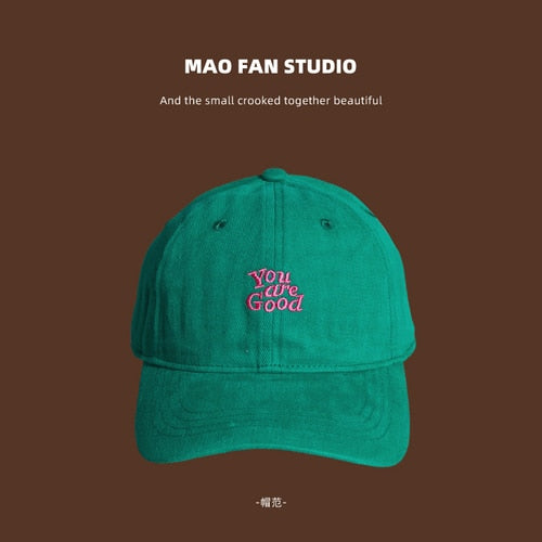 Fashion Casual American Retro Soft Top Baseball Cap