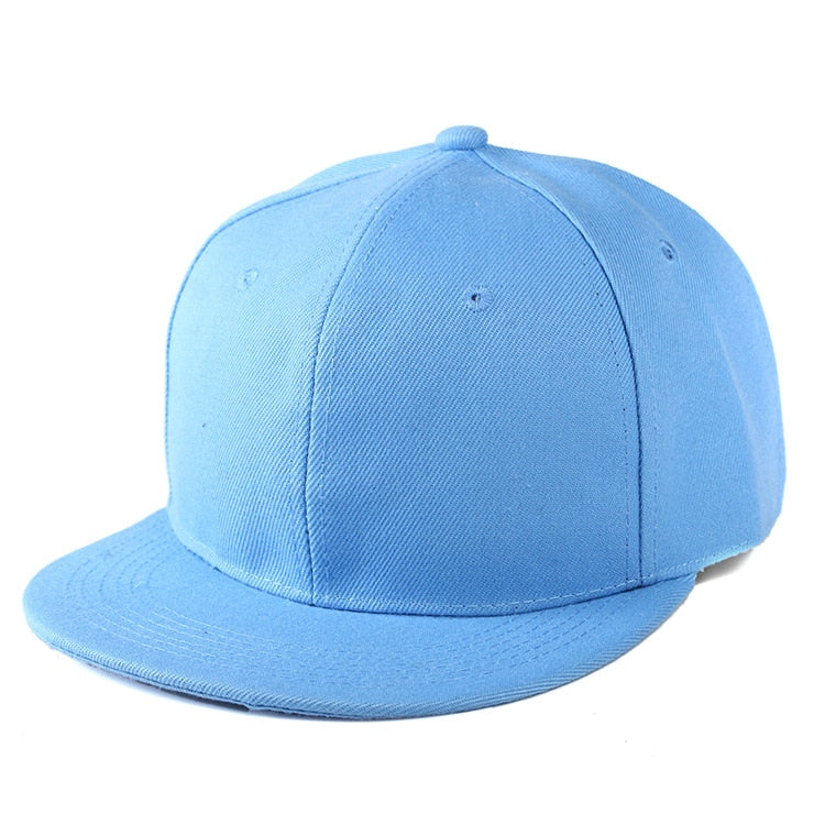 Flat Brim Baseball Cap Women Men