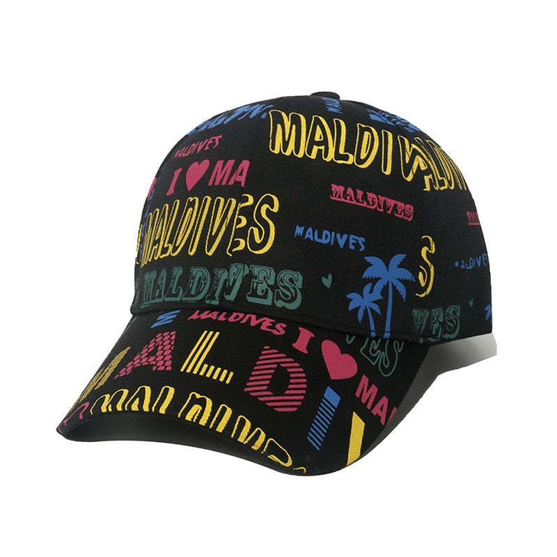 New Fashion Graffiti  Baseball Cap Men Women 2023