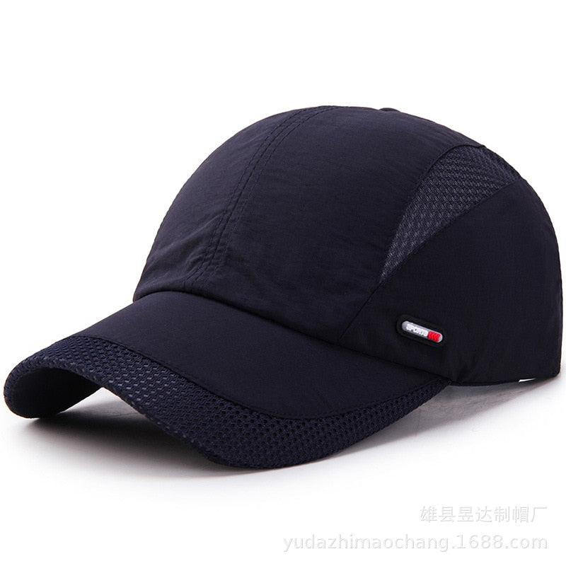 Quick Drying Mesh Baseball Cap For Men Outdoor Sports Adult Unisex Women Hats Casual Sun Protection Gorras Hombre Wholesale