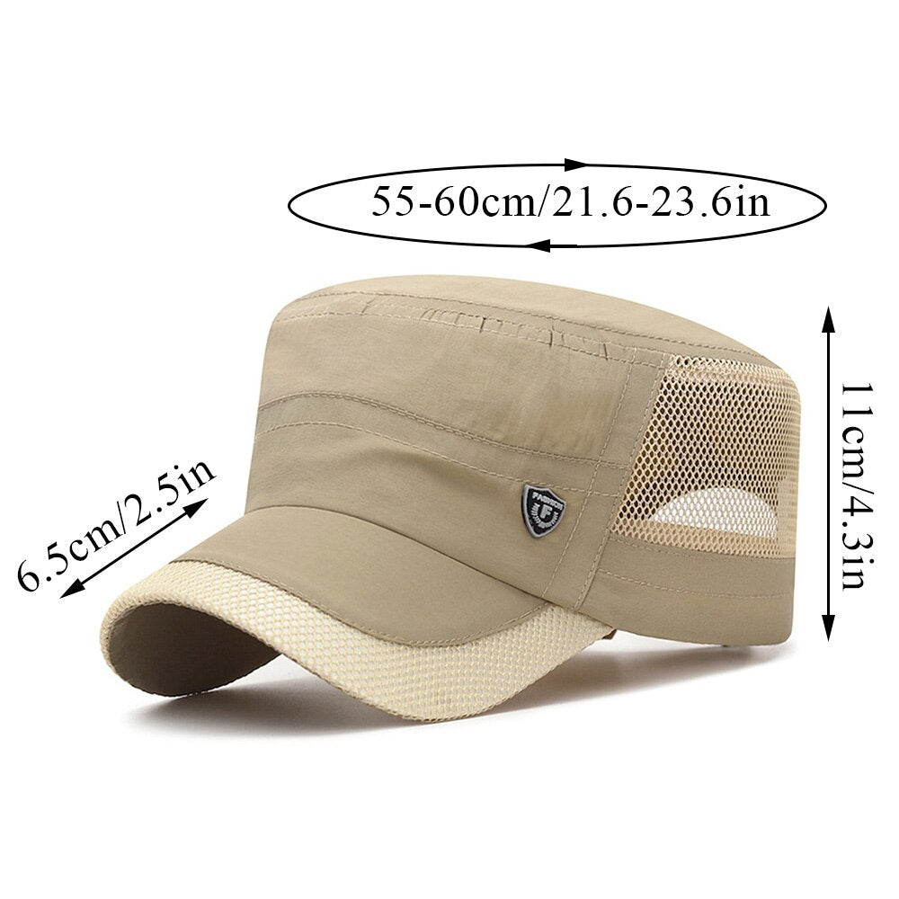 Quick Dry Military Hats Unisex