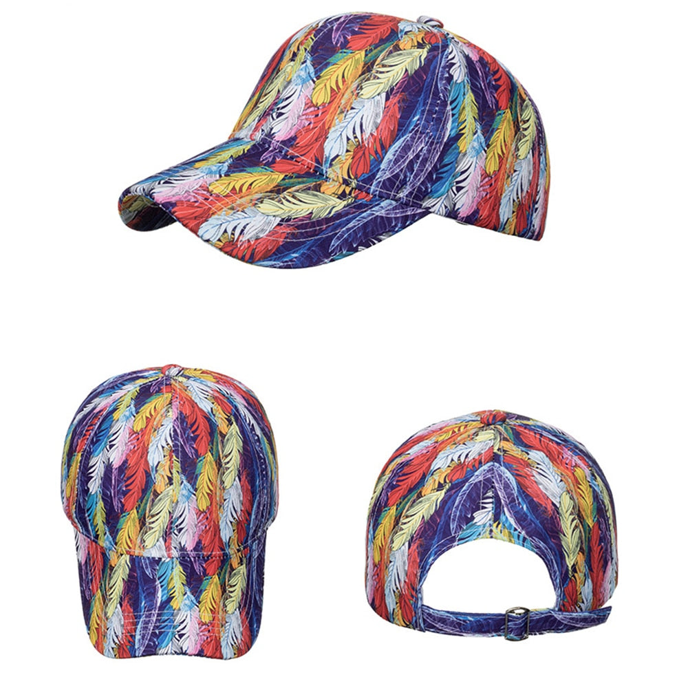 Graffiti Print Baseball Hat