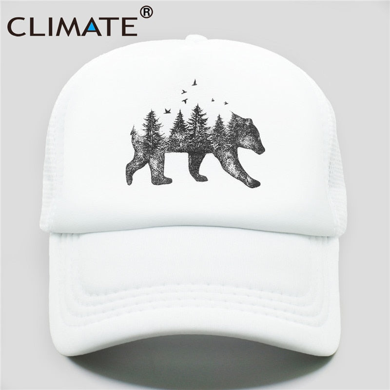 CLIMATE Forest Bear  Cap Hip Hop Men Women