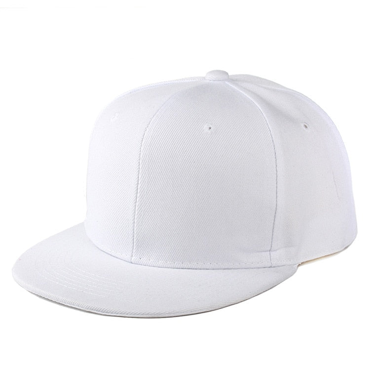 Flat Brim Baseball Cap Women Men