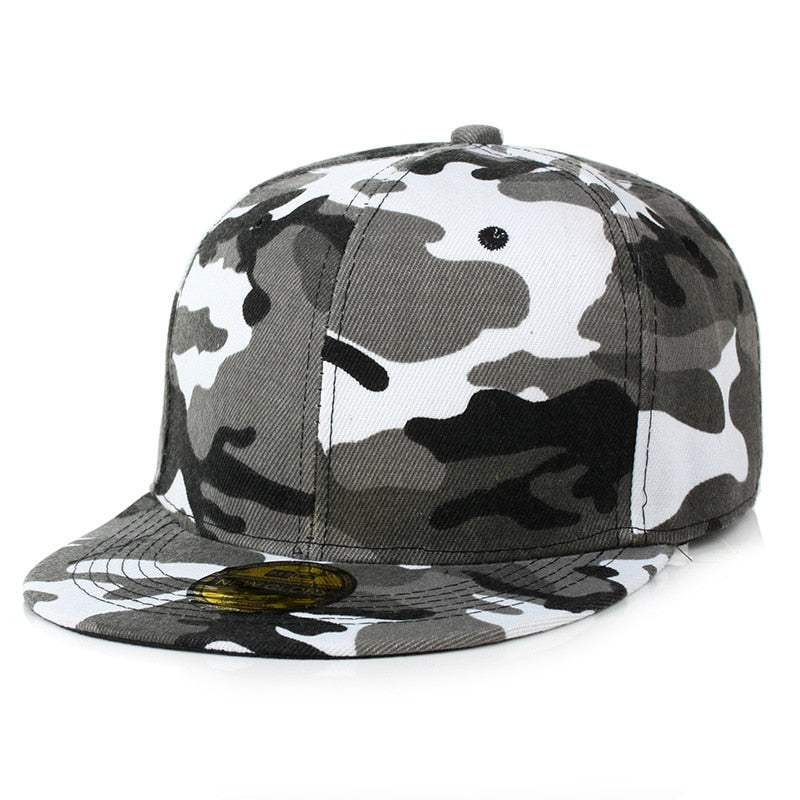 Flat Brim Baseball Cap Women Men