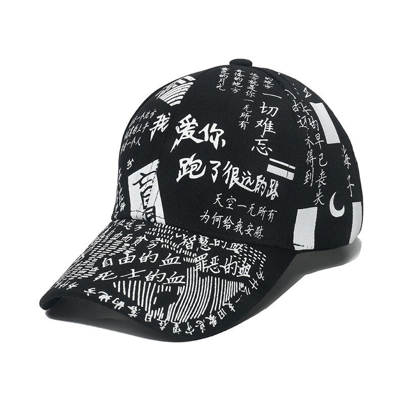New Fashion Graffiti  Baseball Cap Men Women 2023