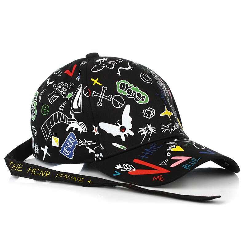 New Fashion Graffiti  Baseball Cap Men Women 2023