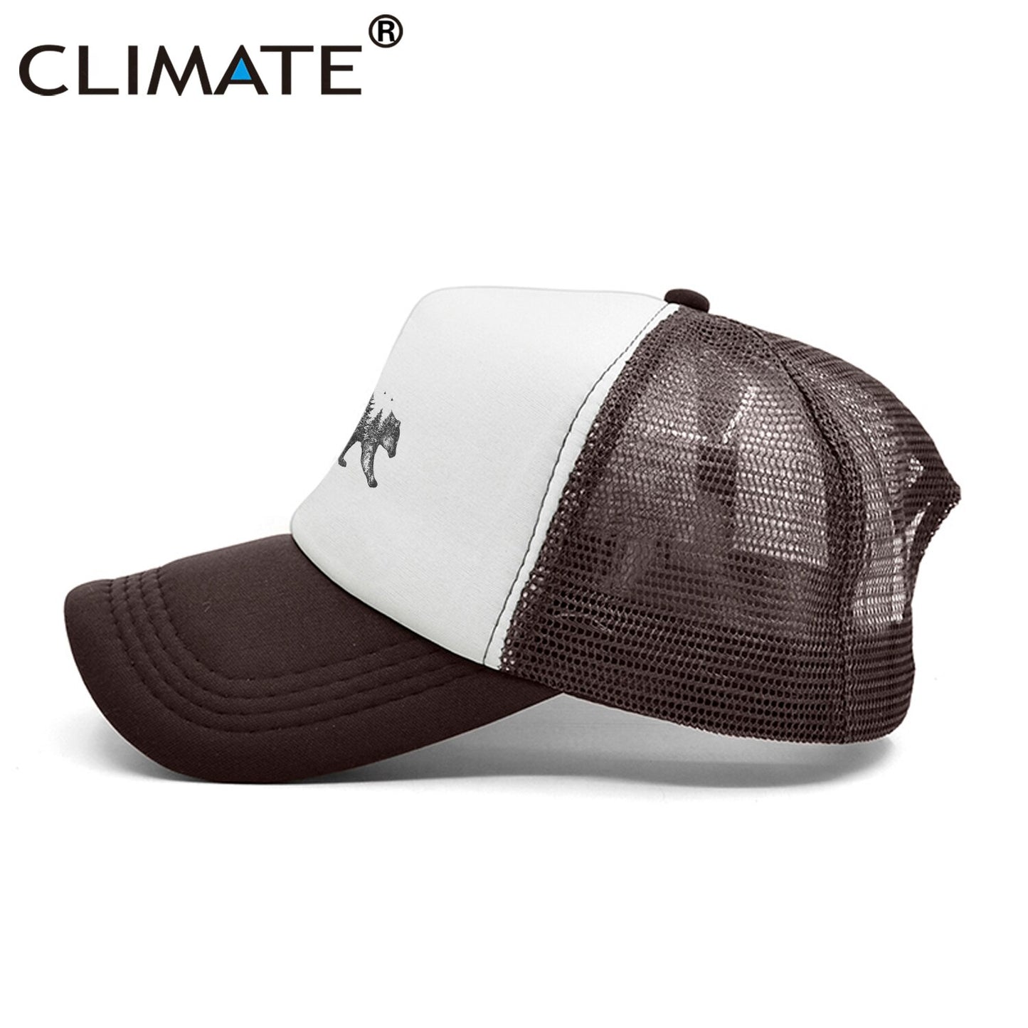 CLIMATE Forest Bear  Cap Hip Hop Men Women