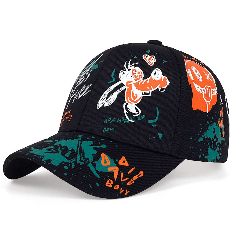 New Fashion Graffiti  Baseball Cap Men Women 2023