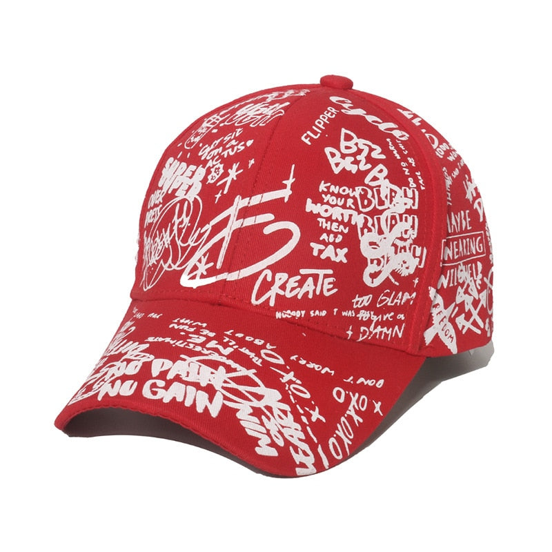 New Fashion Graffiti  Baseball Cap Men Women 2023