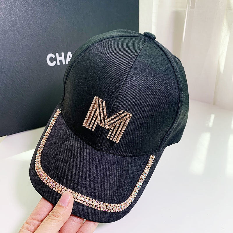 Fashion Brand Diamond D Baseball Cap For Women Men