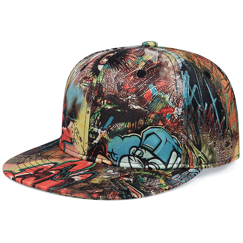 2023 New Fashion Flat Top  Baseball Cap Hip Hop