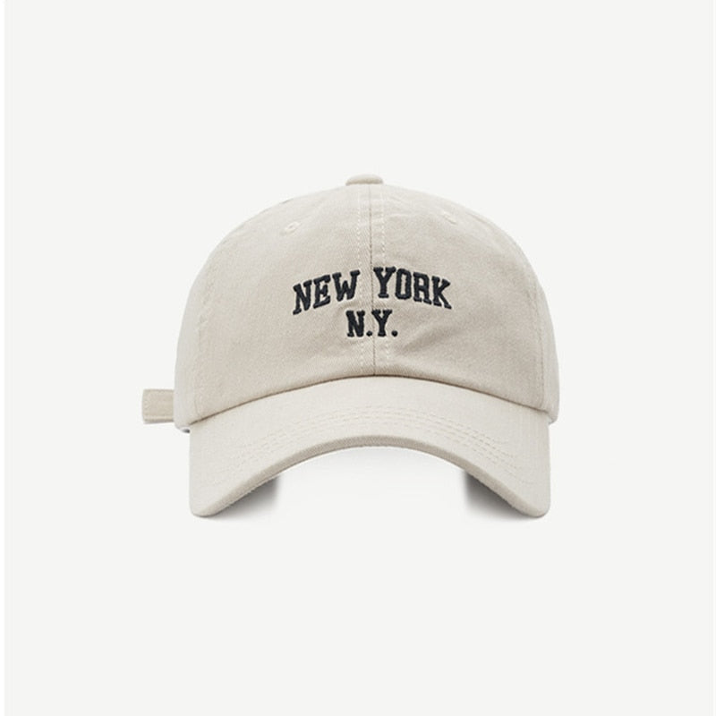Tree Embroidery Washed Solid Boys Men Baseball Hats Adjustable Girls Women Baseball Caps 2023 Outdoor Sunscreen Baseball Hat