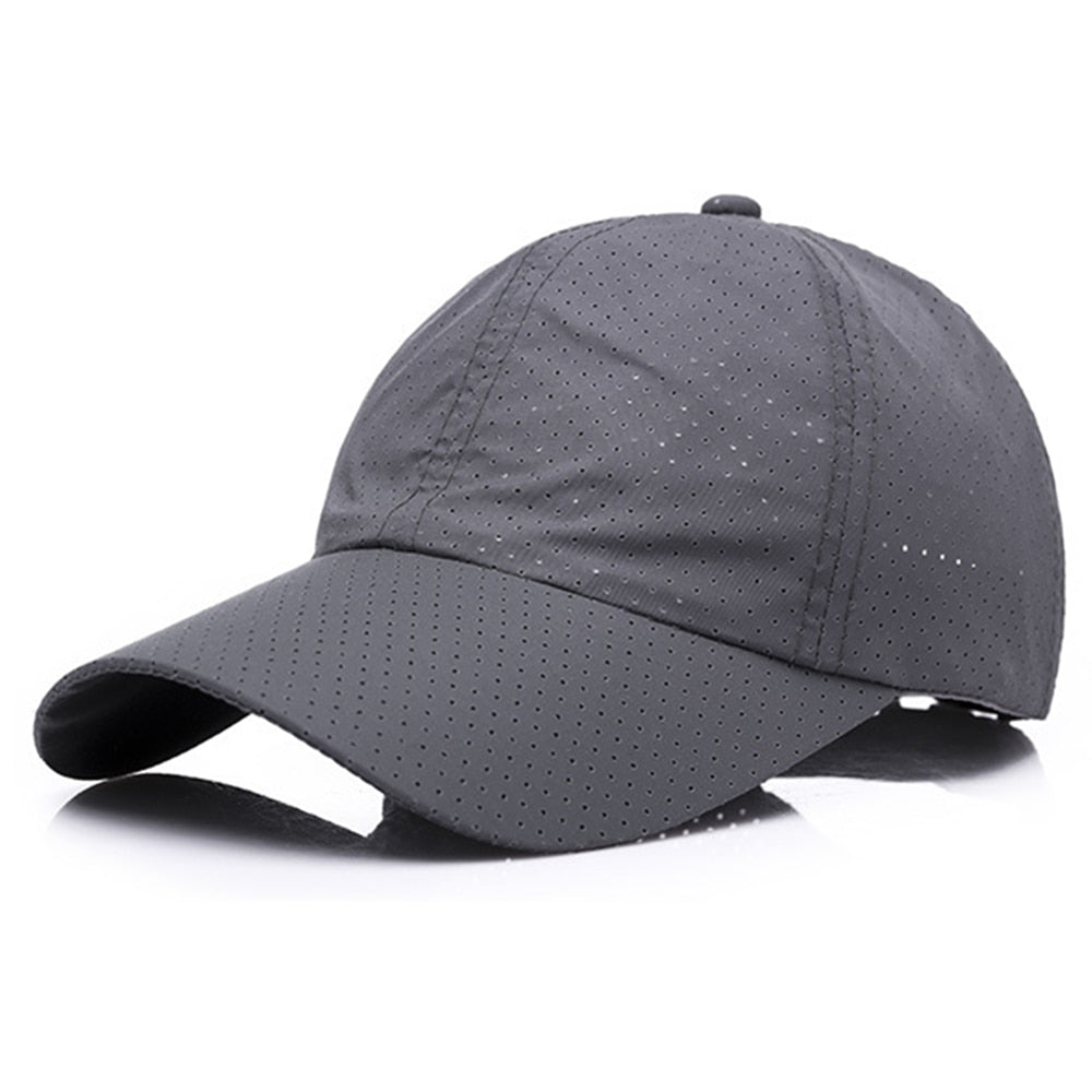 Men and Women Outdoor Light Board Sunscreen  Summer Breathable Quick-drying Baseball Cap Casual Punching Sun Hat