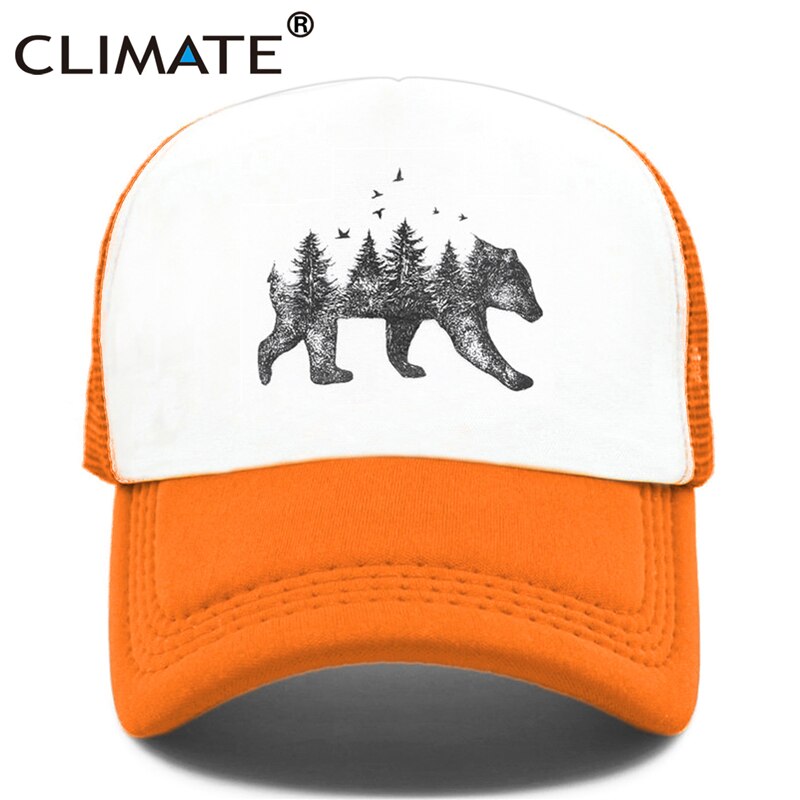 CLIMATE Forest Bear  Cap Hip Hop Men Women