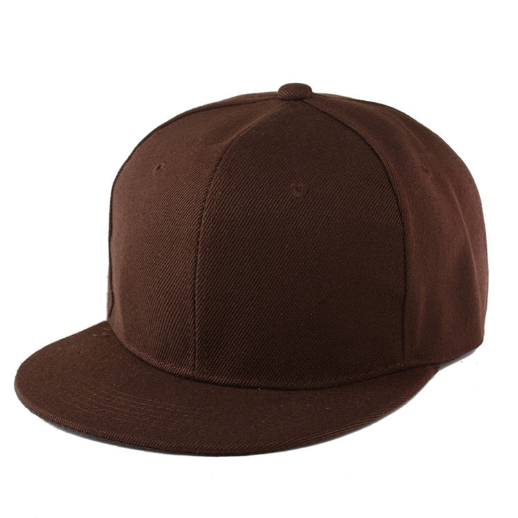 Flat Brim Baseball Cap Women Men