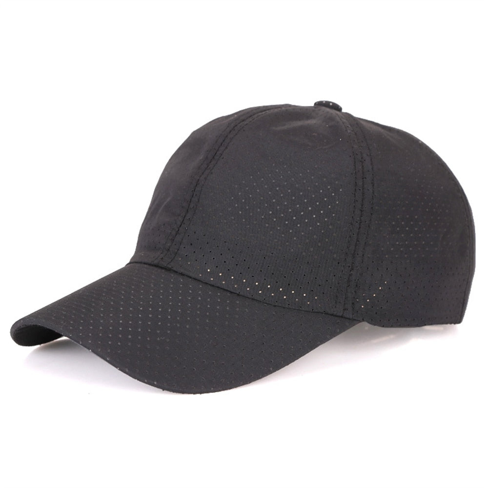 Men and Women Outdoor Light Board Sunscreen  Summer Breathable Quick-drying Baseball Cap Casual Punching Sun Hat