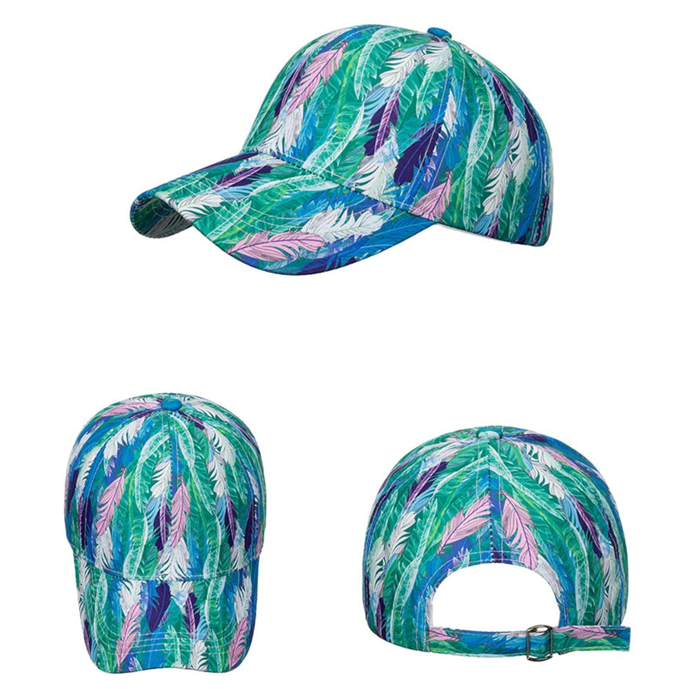 Graffiti Print Baseball Hat